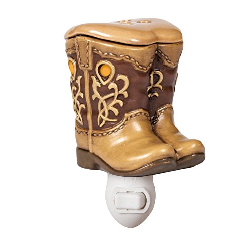 NoveltyWesternCowboyBootsAccentWarmerFlamelessScentedFragrance